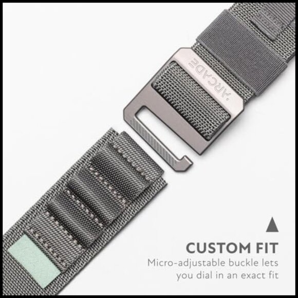 Low-Profile Aluminum Buckle Heavy Duty Work Belt with Stretch Webbing main image 6
